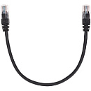 Rexant (02-0102-03) Патч-корд U/UTP, CAT 5e, RJ45-RJ45, 26AWG, LSZH, черный, 0,3м