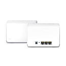 Бесшовный Mesh роутер Mercusys Halo H70X (HALO H70X(2-PACK)) AX1800 10/100/1000BASE-TX белый (упак.:2шт)