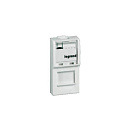 LEGRAND 76551 Модуль розетки компьютерной RJ-45, кат. 5e, UTP, 1М, белый, Mosaic