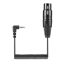 Sennheiser KA 600 i Спиральный кабель, разъёмы XLR-3 F / мини джек 3,5 мм. Для iPad, iPhone.