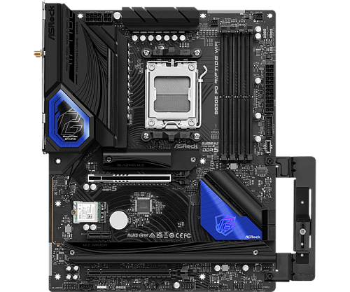 ASROCK B650E PG RIPTIDE WIFI, AM5, B650, 4*DDR5, 4*SATA, 3*M.2, 3*USB 3.2, 6*USB 2.0, Type-C, 2*PCIx16, 1*PCIx1, 1*M.2 (Key E), HDMI+DP, ATX