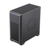 Компьютерный корпус, без блока питания mATX/ Gamemax M63 mATX case, black, w/o PSU, w/2xUSB3.0 +HD-Audio, w/1x12mm Blue LED fan (GMX-RF12B)