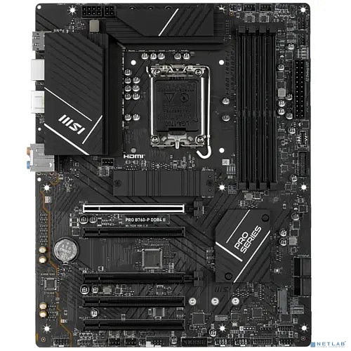MSI PRO B760-P DDR4 II, LGA 1700, Intel B760, ATX, Ret