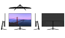 IRBIS SMARTVIEW 24'' LED Monitor 1920x1080, 16:9, IPS, 250 cd/m2, 1000:1, 5ms, 178°/178°, VGA, HDMI, DP, PJack, Audio output/input, Speakers, 75Hz, на