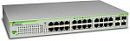 Коммутатор Allied Telesis 24 port 10/100/1000TX unmanaged switch with internal power supply EU Power Adapter