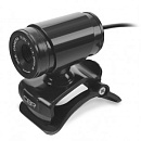 CBR CW 830M Black, Веб-камера с матрицей 0,3 МП, разрешение видео 640х480, USB 2.0, встроенный микрофон, ручная фокусировка, крепление на мониторе, дл