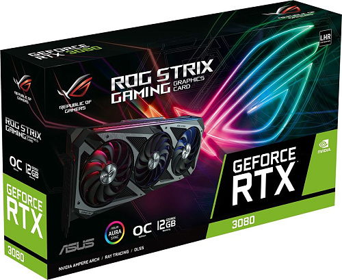 Видеокарта/ ROG-STRIX-RTX3080-O12G-GAMING