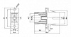 Адаптер Hyperline FA-P11Z-SC/SC-N/BK-BG проходнойSC 50/125 OM2 бел. (упак.:1шт)