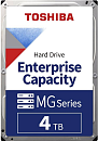 Жесткий диск Toshiba Enterprise HDD 3.5" SAS 4TB, 7200 rpm, 512MB buffer, MG10SDA400E, 1 year