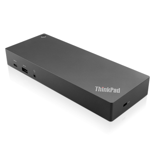 ThinkPad Hybrid USB-C with USB-A Dock (2x DP 1.2, 2x HDMI, 3x USB 3.1, 2x USB 2.0, 1x USB-C, 1x RJ-45, 1x Combo Audio Jack 3.5mm)