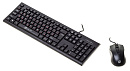 Клавиатура + мышь Oklick 620M черный USB [475652]