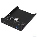 CROWN Панель CM-CP3.5U32C2 2 порта USB 3.0 и два высокоскоростных порта Type-C во внешний отсек 3.5"