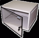 Шкаф настенный Lite, 12U 520x450, стеклянная дверь