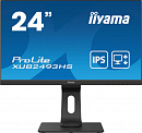 Монитор Iiyama 23.8" ProLite XUB2493HS-B4 черный IPS LED 16:9 HDMI M/M матовая HAS Pivot 250cd 178гр/178гр 1920x1080 D-Sub DisplayPort FHD 5.7кг