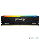 Модуль памяти DIMM 16Gb 2х8Gb DDR4 PC25600 3200MHz Kingston Fury Beast RGB Black (KF432C16BB2AK2/16)