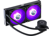 Система охлаждения/ Cooler Master MasterLiquid ML240L V2 RGB (210W, 240mm, RGB, fans: 2x120mm/62CFM/27dBa/1800rpm, 1700/1200/115X/2066/2011-V3/2011