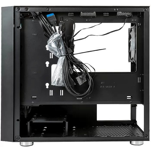 Eurocase 00-01003410 Корпус Minitower mATX M07 3ARGB черный без БП закаленное стекло USB 3.0
