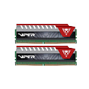 Модуль памяти PATRIOT Viper Elite Gaming DDR4 Общий объём памяти 16Гб Module capacity 8Гб Количество 2 2800 МГц Множитель частоты шины 16 1.2 В черный