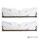 Модуль памяти DDR4 Netac Shadow II 16GB (2x8GB) 3600MHz CL18 1.35V / NTSWD4P36DP-16W / White / with radiator