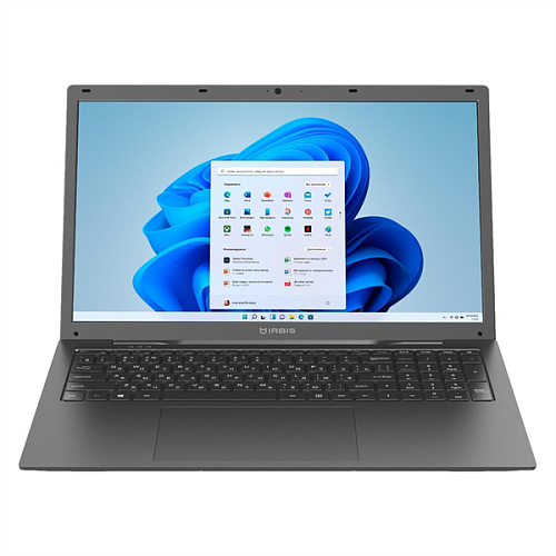 ноутбук irbis 17nbc2006 17" notebook,cpu: r5 5560u, 17"lcd 1920*1080 ips , 16gb sodimm+512gb ssd, ac wifi, front camera: 2mp, 5000mha b (бу (после ре