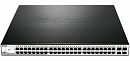 Коммутатор D-Link DGS-1210-52/F (L2) 48x1Гбит/с настраиваемый