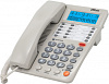 Телефон проводной Ritmix RT-495 белый/серый