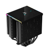 Кулер для процессора DEEPCOOL AK620 DIGITAL LGA20XX/1700/1200/115X/AM5/AM4 (8шт/кор, TDP 260W, PWM, DUAL Fan 120mm, 6 тепл. трубок, черный) RET