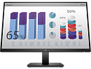 HP P24q G4 23,8 Monitor 2560x1440 QHD, IPS, 16:9, 250 cd/m2, 1000:1, 5ms, 178°/178°, HDMI, VGA, Plug-and-Play, height, Black (нет евровилки, опция)