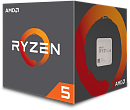 Боксовый процессор/ CPU AM4 AMD Ryzen 5 1600 (Summit Ridge, 6C/12T, 3.2/3.6GHz, 16MB, 65W) BOX, Cooler