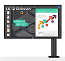 LG 27" 27QN880-B IPS LED, 2560x1440, 5ms, 178°/178°, 350cd/m2, 1000:1 (Mega DCR), 2*HDMI, DP, USB-C, 75Hz, AMD FreeSync, HDR10, эргономич. подставка с