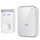Звонок дверной кинетический SmartiNext, белый SN-N193-WS не требует батарейки в кнопке, В комплекте: 1 внешняя кнопка и 1 внутренний блок, Радиус дей