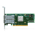 Сетевой адаптер Mellanox MCX653106A-HDAT ConnectX-6 VPI adapter card, HDR IB (200Gb/s) and 200GbE, dual-port QSFP56, PCIe4.0 x16, tall bracket (488494
