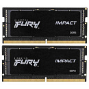 Память оперативная/ Kingston 32GB 4800MT/s DDR5 CL38 SODIMM (Kit of 2) FURY Impact PnP