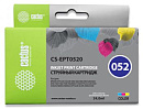 Картридж струйный Cactus CS-EPT0520 многоцветный (24мл) для Epson Stylus Color 400/440/460/600/640/660/670/700/740/760/800