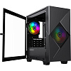 Компьютерный корпус, без блока питания mATX/ Gamemax Cyclops BG mATX case, black, w/o PSU, w/1xUSB3.0+1xUSB2.0, w/1x12cm ARGB front fan