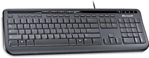 Клавиатура Microsoft Wired Keyboard 600 USB Black (ANB-00018)