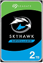 Жесткий диск Seagate Skyhawk HDD 3.5" SATA 2Tb, 5400 rpm, 256Mb buffer, CMR, ST2000VX017, 1 year