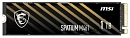 Твердотельный накопитель MSI SSD SPATIUM M461 1TB M.2 2280 PCle 4.0 NVMe R5000/W3200MB/s 3D NAND TLC MTBF 1.5M 630000/750000 IOPS 250TBW