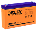 Аккумуляторная батарея Delta Аккумуляторная батарея для ИБП DTM 607 (6V/7Ah)
