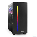 Exegate EX296076RUS Корпус Miditower ExeGate EVO-9201-EVO800 (ATX, БП EVO800RGB с вент. 12см, с окном, 2*USB+1*USB3.0, HD аудио, черный, 1 вент. с RGB