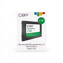SSD CBR SSD-002TB-2.5-LT22, Внутренний SSD-накопитель, серия "Lite", 2048 GB, 2.5", SATA III 6 Gbit/s, SM2259XT, 3D TLC NAND, R/W speed up to 550/520 MB/s