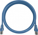 Патч-корд NTSS NTSS-PC-UTP-RJ45-5e-2.0-LSZH-BU NTSS-PC-UTP-RJ45-5E-2.0-LSZH UTP RJ-45 вил.-вилка RJ-45 кат.5E 2м синий LSZH (уп.:1шт) 26AWG