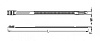 Стяжка эластомерная Hyperline GTN-360HDB 360x8.6мм (упак:100шт) полиамид черный
