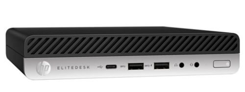 HP EliteDesk 705 G4 Mini AMD Ryzen 5 Pro 2400G (3.6-3.9GHz,4 Cores),8Gb DDR4-2666(1),128Gb SSD+1Tb 7200,WiFi+BT,USB Slim Kbd+USB Laser Mouse,Stand,HDM