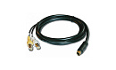 Переходный кабель Kramer Electronics C-SM/2BF-6 4-конт. S-Video (Вилка) на 2 BNC(Розетки), 75 Ом, 1.8 м