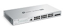Коммутатор TP-Link SMB TP-Link S5500-24GP4F Управляемый Omada Pro уровня 2+ с 24 гигабитными портами PoE+ и 4 портами SFP