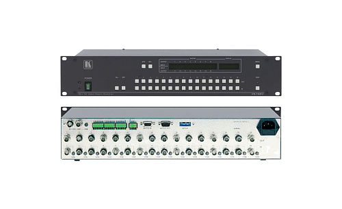Коммутатор Kramer Electronics Матричный VS-162V 16х16 композитных видеосигналов с коммутацией в интервале кадрового гасящего импульса, 100 МГц