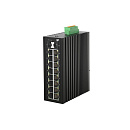 Управляемый коммутатор L2+ c 2 слотами 1/10GBase-X SFP+, 16 портами 10/100/1000Base-T(X) (разъем RJ45) с поддержкой PoE IEEE 802.3af, два входа питан