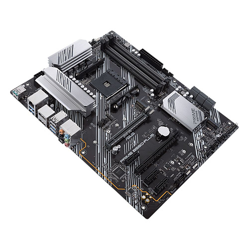 Материнская плата ASUS PRIME B550-PLUS AM4 ATX 4xDDR4 2хPCIEx16 3хPCIEx1 2xM.2 USB-C DP HDMI GLAN RTL{10} (782340)