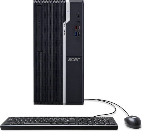 ПК Acer Veriton X2680G Intel Core i3 10105(3.7Ghz)/8192Mb/256SSDGb/noDVD/Int:Intel UHD Graphics/war 2y/W10Pro + проводные USB клавиатура и мышь,